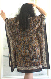 Ochre geo printed kaftan